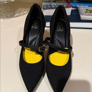 Stylish Black Heels with removable strap and platform by Cosy Island